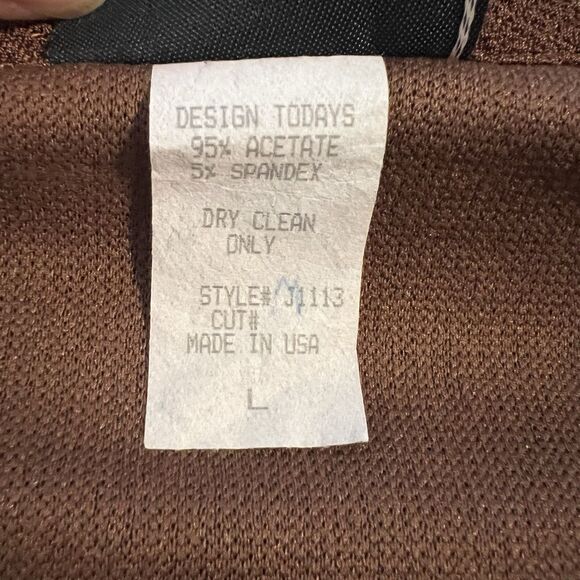 Vintage Design Today’s Women’s Cardigan Large Lagenlook Rustic Fall Wire Collar - Picture 7 of 7